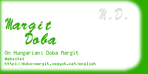 margit doba business card